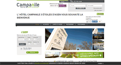 Desktop Screenshot of campanile-agen.fr